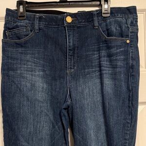 Wit & Wisdom Dark Blue Straight Leg Jeans